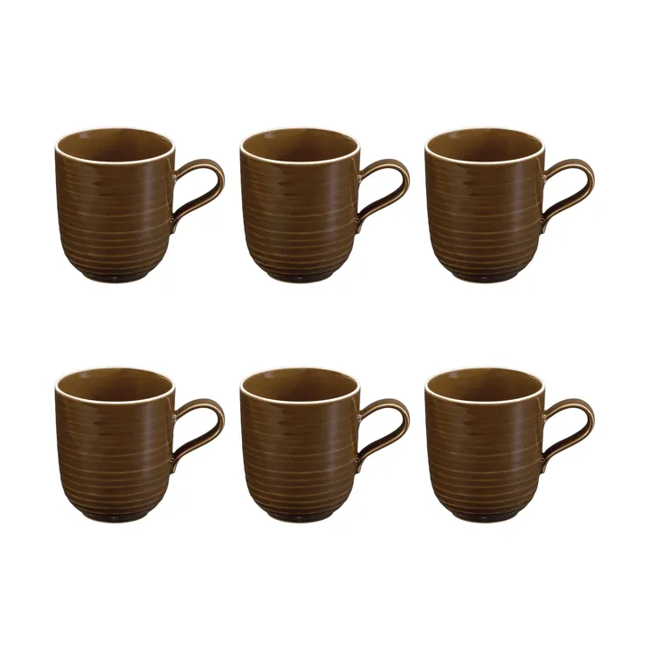Terra cup 40 cl 6-pack - Earth Brown - Seltmann Weiden