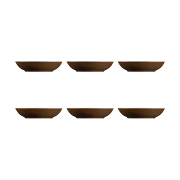 Terra deep plate Ø21.2 cm 6-pack - Earth brown - Seltmann Weiden