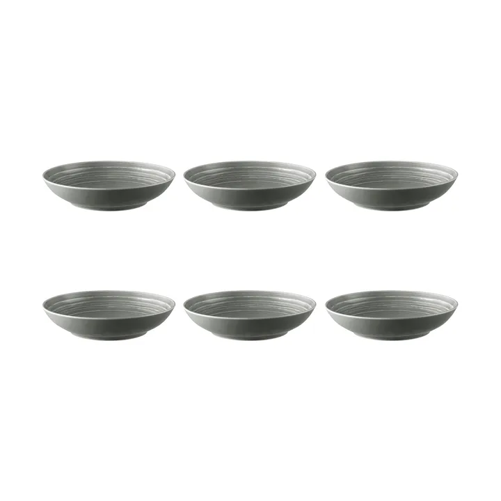 Terra deep plate Ø21.2 cm 6-pack - Pearl grey - Seltmann Weiden