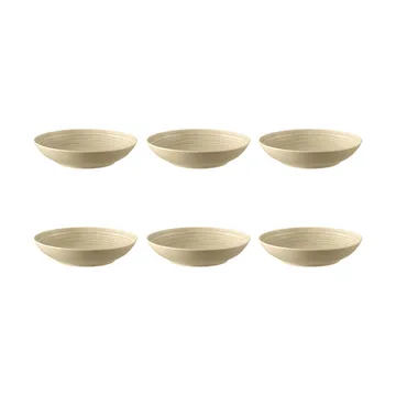 Terra deep plate Ø21.2 cm 6-pack - Sand beige - Seltmann Weiden