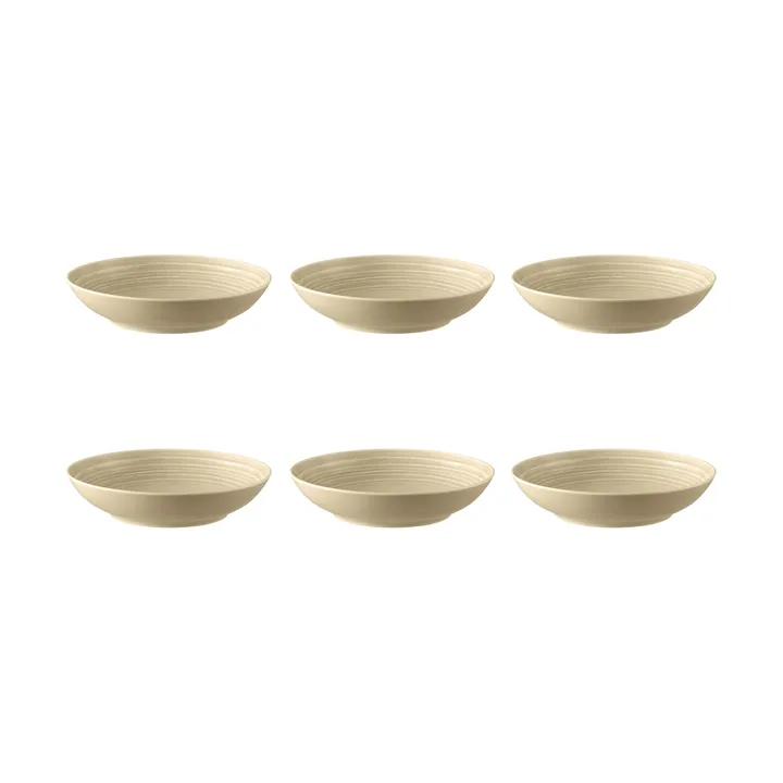 Terra deep plate Ø21.2 cm 6-pack - Sand beige - Seltmann Weiden