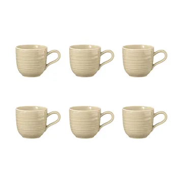 Terra espresso cup 9 cl 6-pack - Sand Beige - Seltmann Weiden