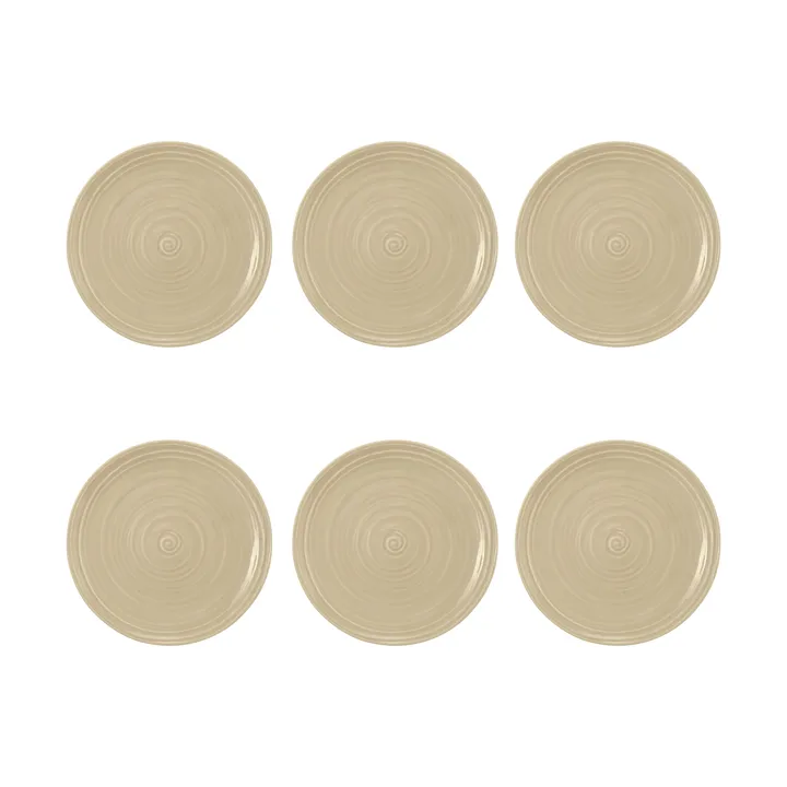 Terra plate Ø17.7 cm 6-pack - Sand Beige - Seltmann Weiden
