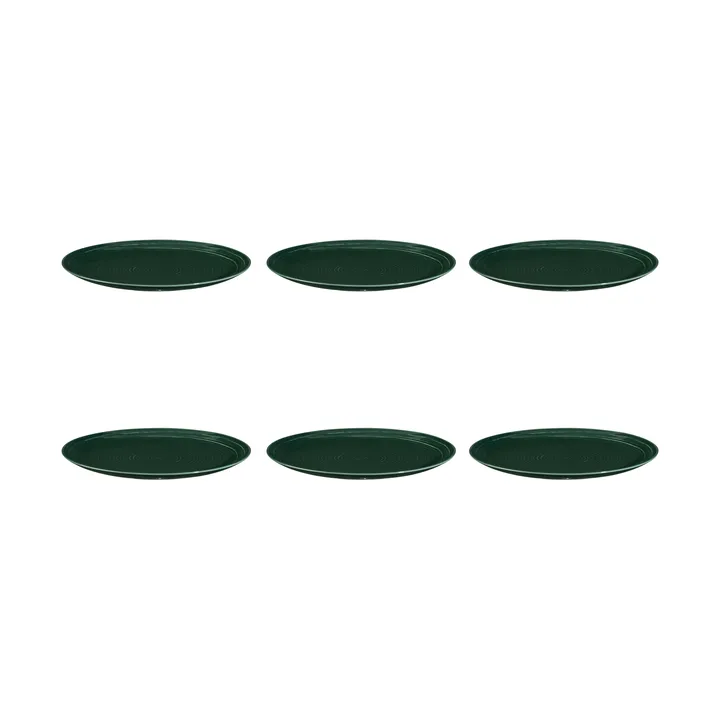 Terra plate Ø27.8 cm 6-pack - Moss Green - Seltmann Weiden