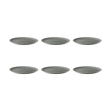 Terra plate Ø27.8 cm 6-pack - Pearl Grey - Seltmann Weiden