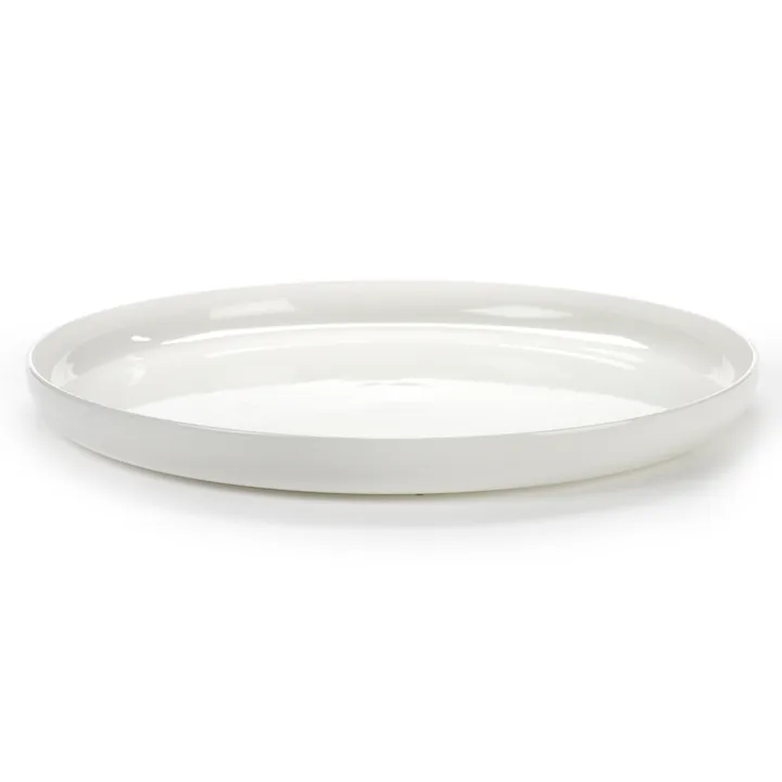 Base serving saucer with high rim white - 32 cm - Serax