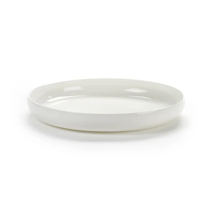 Base small plate with high rim white - 20 cm - Serax