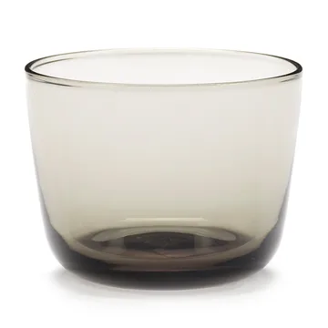 Cena low glass 8.5 cm - Smoky grey - Serax