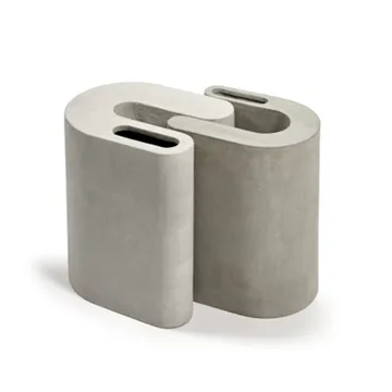 Concrete stool/sidotable 37 cm - Grey - Serax