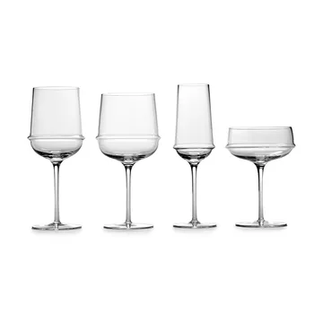 Dune red wine glass 45 cl 4-pack - Clear - Serax