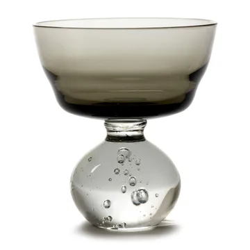 Eternal snow stem glass M 9.2 cm - Smoky grey - Serax