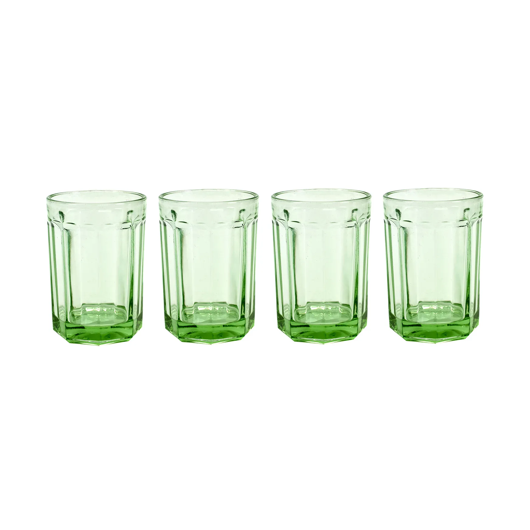 Fish & Fish drinking glass 40 cl 4-pack green,  Serax