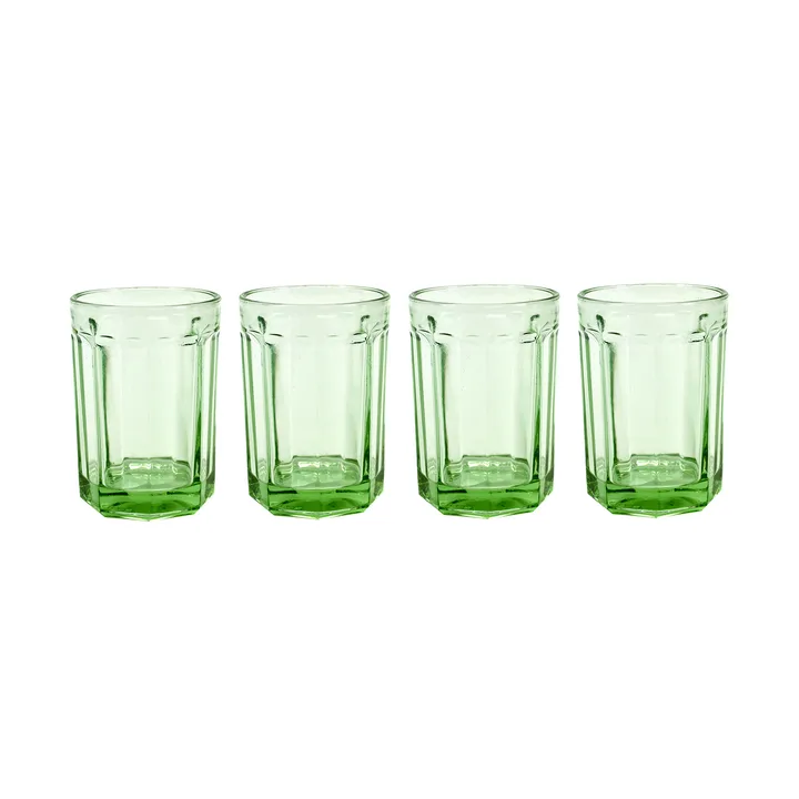 Fish & Fish drinking glass 40 cl 4-pack green - Serax