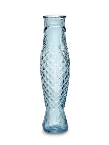 Fish & Fish glass bottle 85 cl - Light blue - Serax