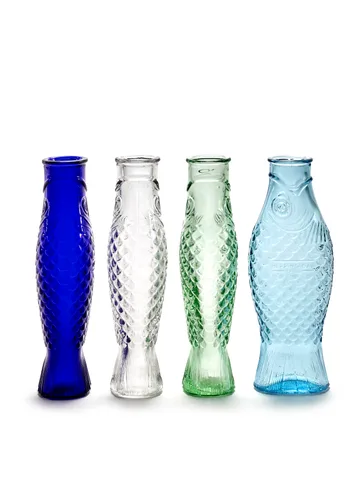 Fish & Fish glass bottle 85 cl - Light blue - Serax