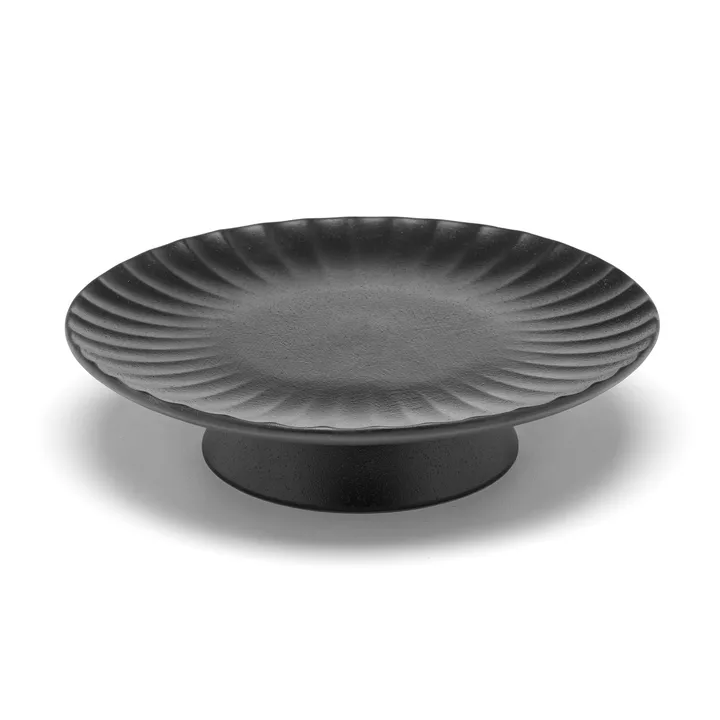Inku cake plate 24 cm - Black - Serax