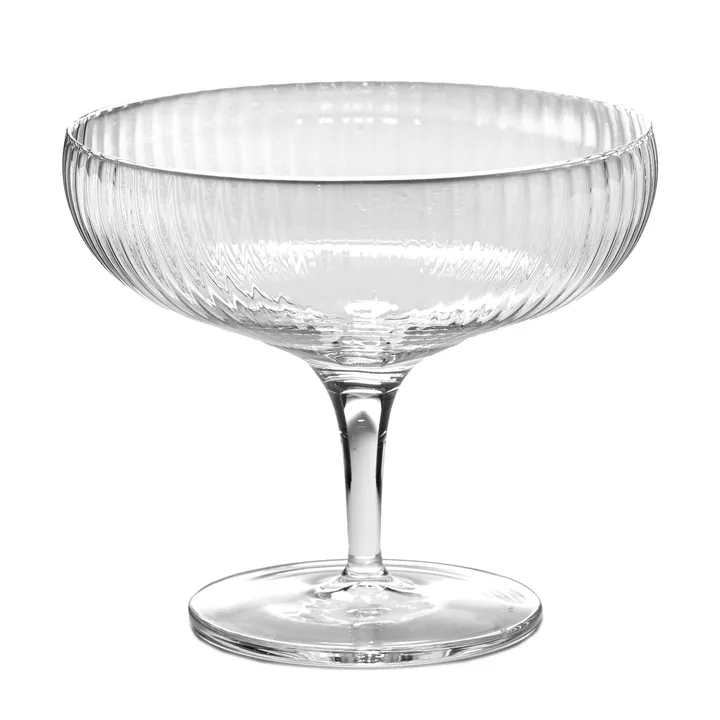 Inku champagne coupe glass 15 cl - Clear - Serax