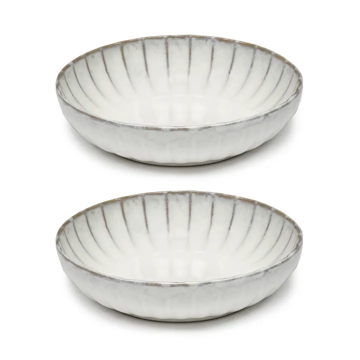 Inku high plate XS Ø16 cm 2-pack - White - Serax