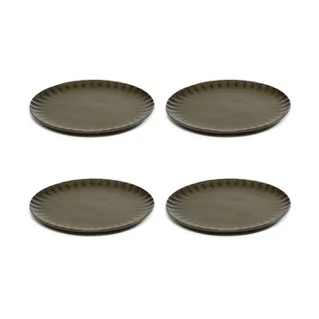 Inku plate M Ø21 cm 4-pack - Green - Serax