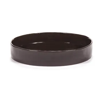 La Mère deep plate L Ø25 cm - Dark brown - Serax