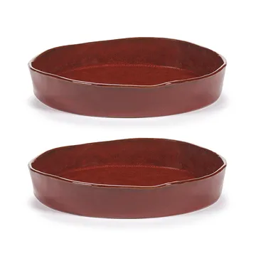 La Mère deep plate M Ø23 cm 2-pack - Venetian red - Serax