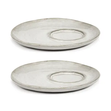 La Mère saucer for espresso cup Ø11 cm 2-pack - Off white - Serax