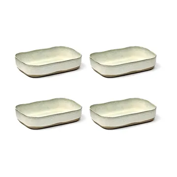 La Nouvelle Table extra deep saucer No5 L 4-pack - White - Serax