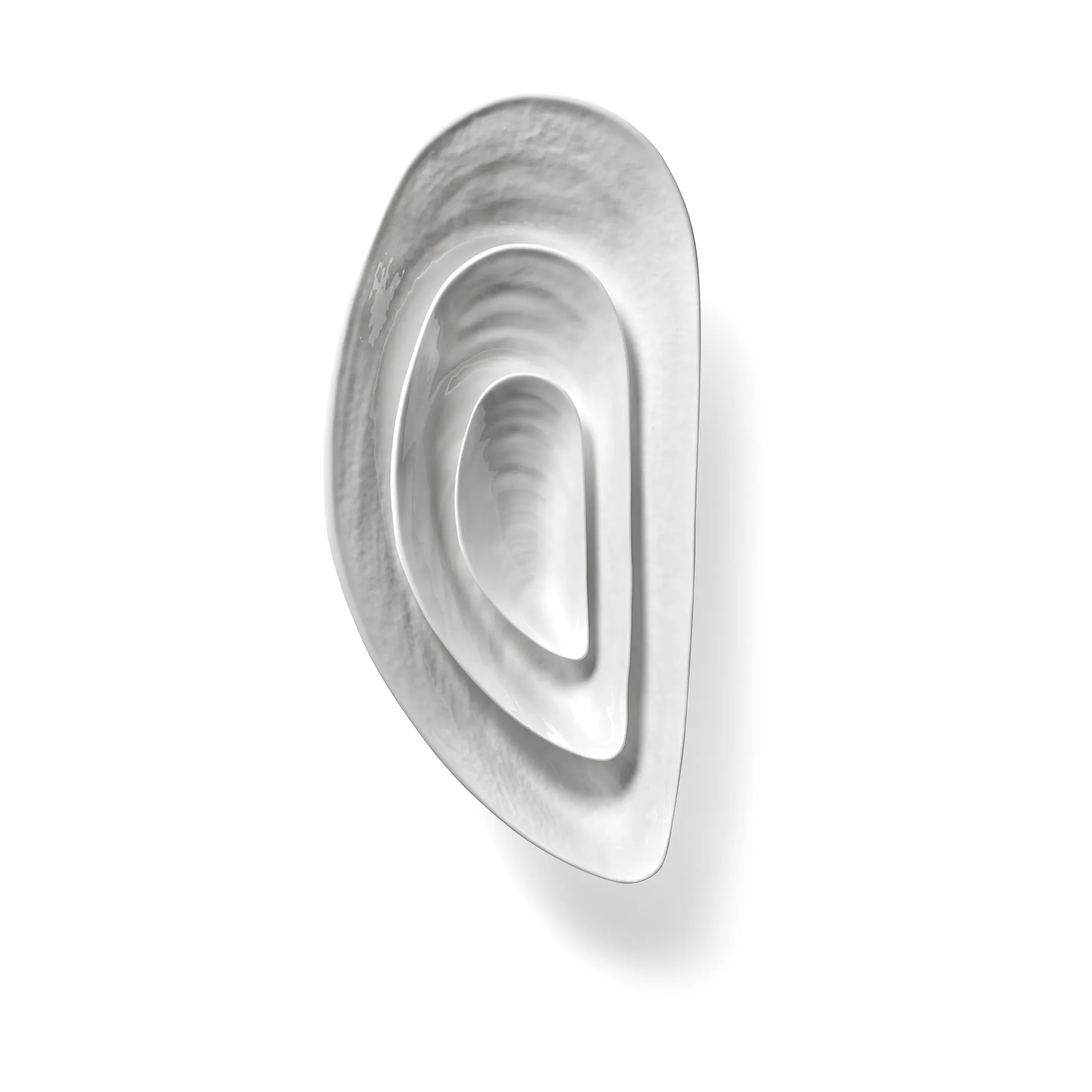 Les Objets Mouleversants Marcel bowl L 21.5x46 cm, White Serax
