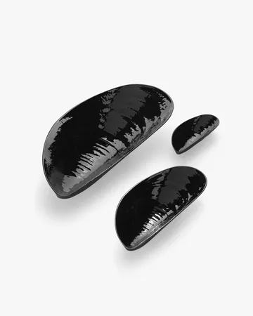 Les Objets Mouleversants Marcel bowl M 14x30.5 cm - Black - Serax