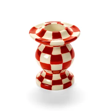 Les Objets Mouleversants N°2 candlestick - Red-white - Serax