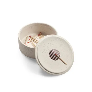 Mira candlestick/storage box - Beige - Serax