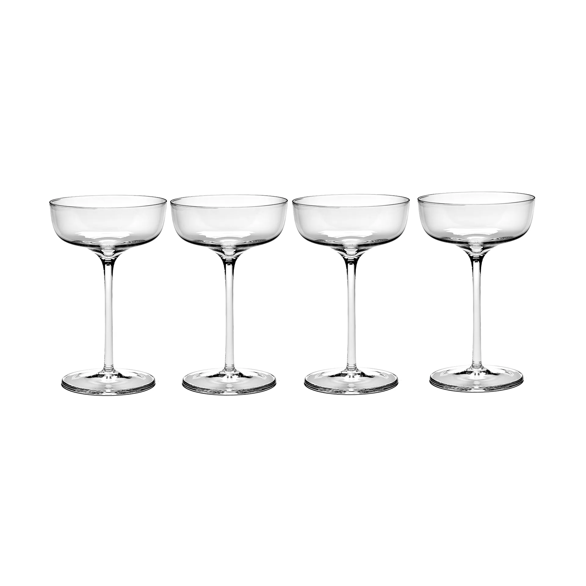 Passe-Partout champagne glass 15 cl 4-pack clear,  Serax