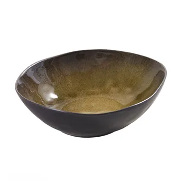 Pure oval bowl large - green - Serax