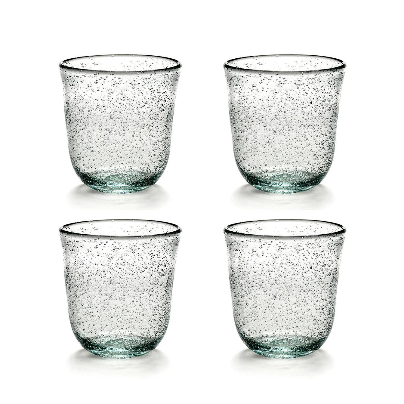 Pure Pascale water glass 4-pack clear,  Serax