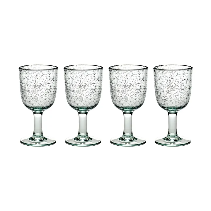 Pure Pascale white wine glass 4-pack clear - Serax
