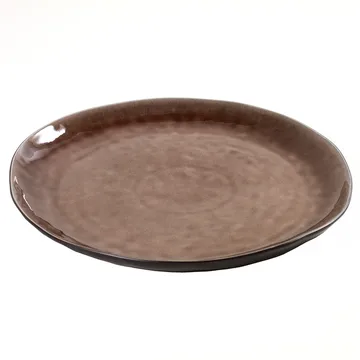 Pure plate 34 cm - brown - Serax