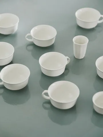 Silhouette coffee cup 19 cl 4-pack - White - Serax