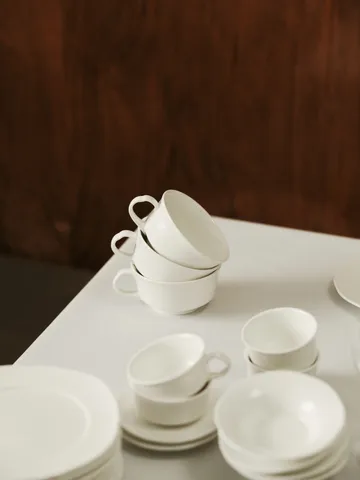 Silhouette coffee cup 19 cl 4-pack - White - Serax