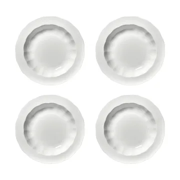 Silhouette deep plate M Ø23.7 cm 4-pack - White - Serax