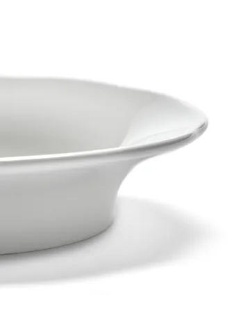 Silhouette deep side plate M Ø15 cm 4-pack - White - Serax