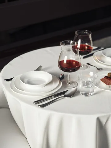 Silhouette deep side plate M Ø15 cm 4-pack - White - Serax