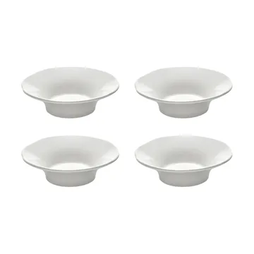 Silhouette deep side plate S Ø10.5 cm 4-pack - White - Serax