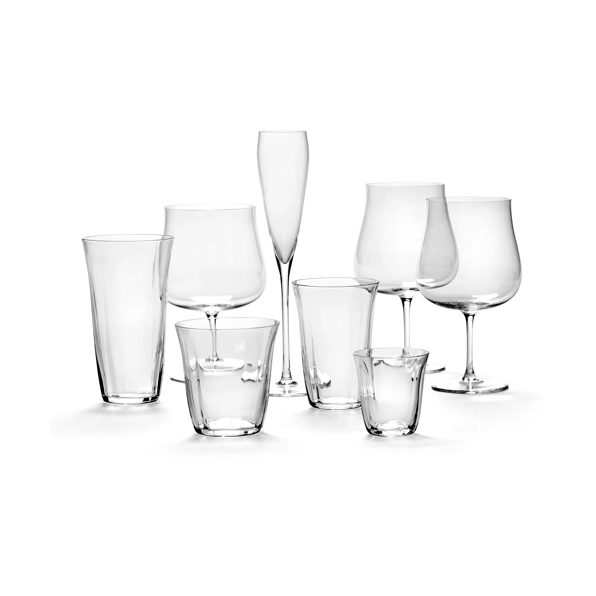 Silhouette glass 28 cl 4-pack, Clear Serax