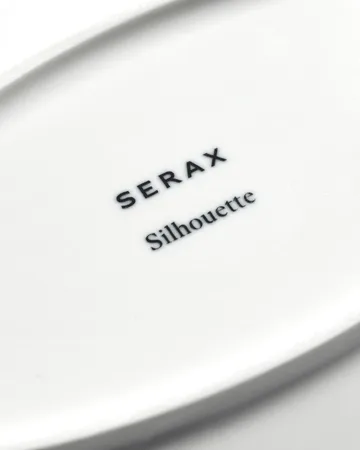 Silhouette oval deep plate L 21x30 cm 2-pack - White - Serax