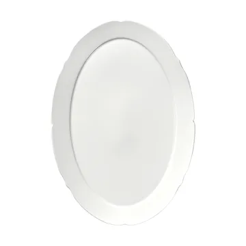 Silhouette oval plate L 21x30 cm 4-pack - White - Serax