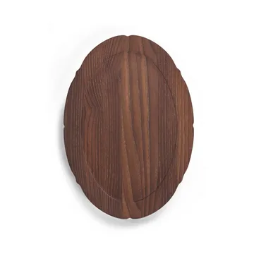 Silhouette oval tray 21x30 cm - Ash - Serax