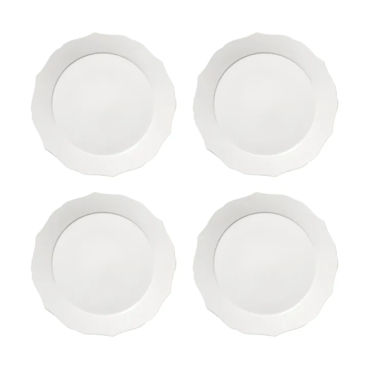 Silhouette plate L Ø26 cm 4-pack - White - Serax