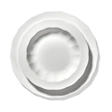 Silhouette plate L Ø26 cm 4-pack - White - Serax