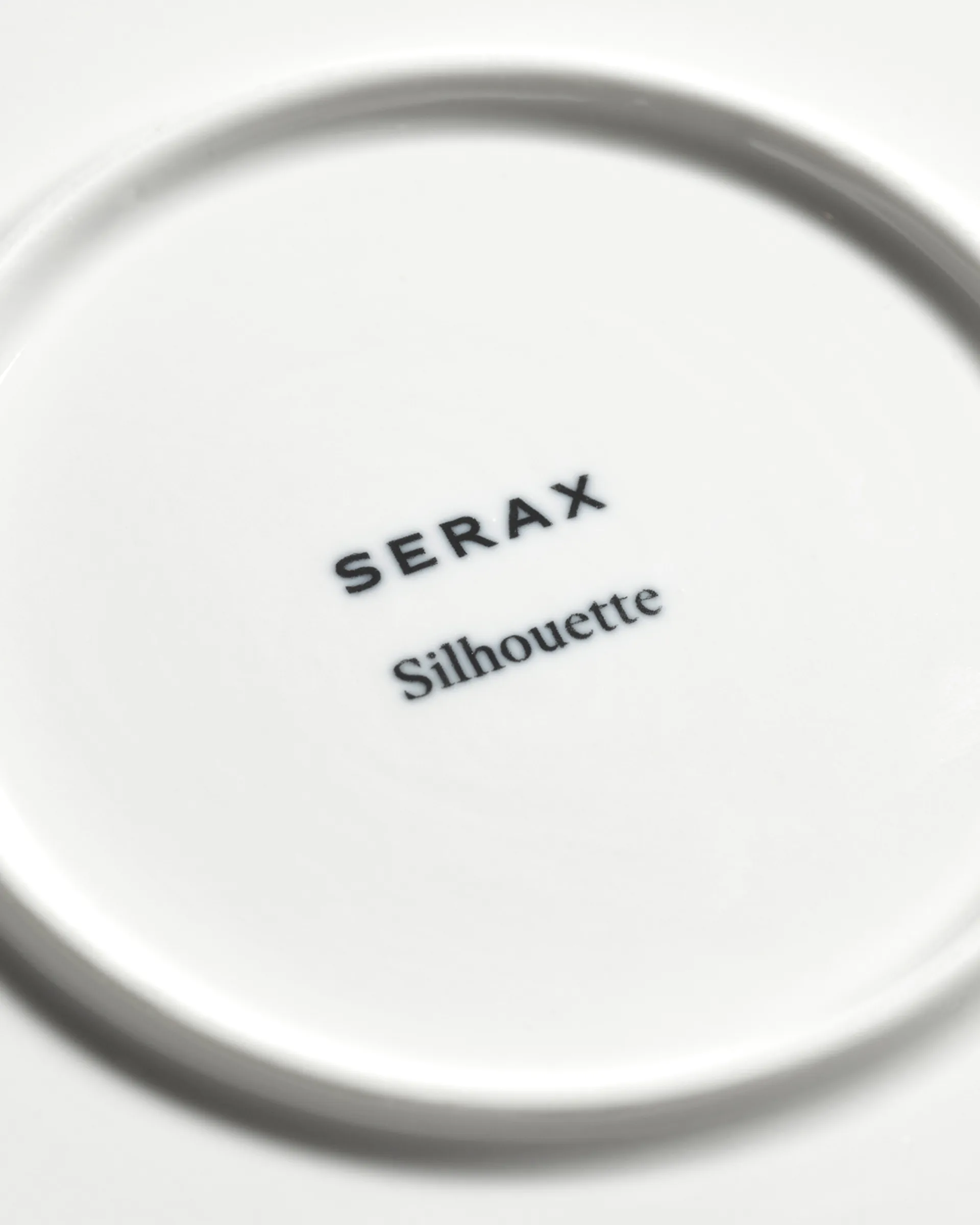 Silhouette plate M Ø23.5 cm 4-pack, White Serax