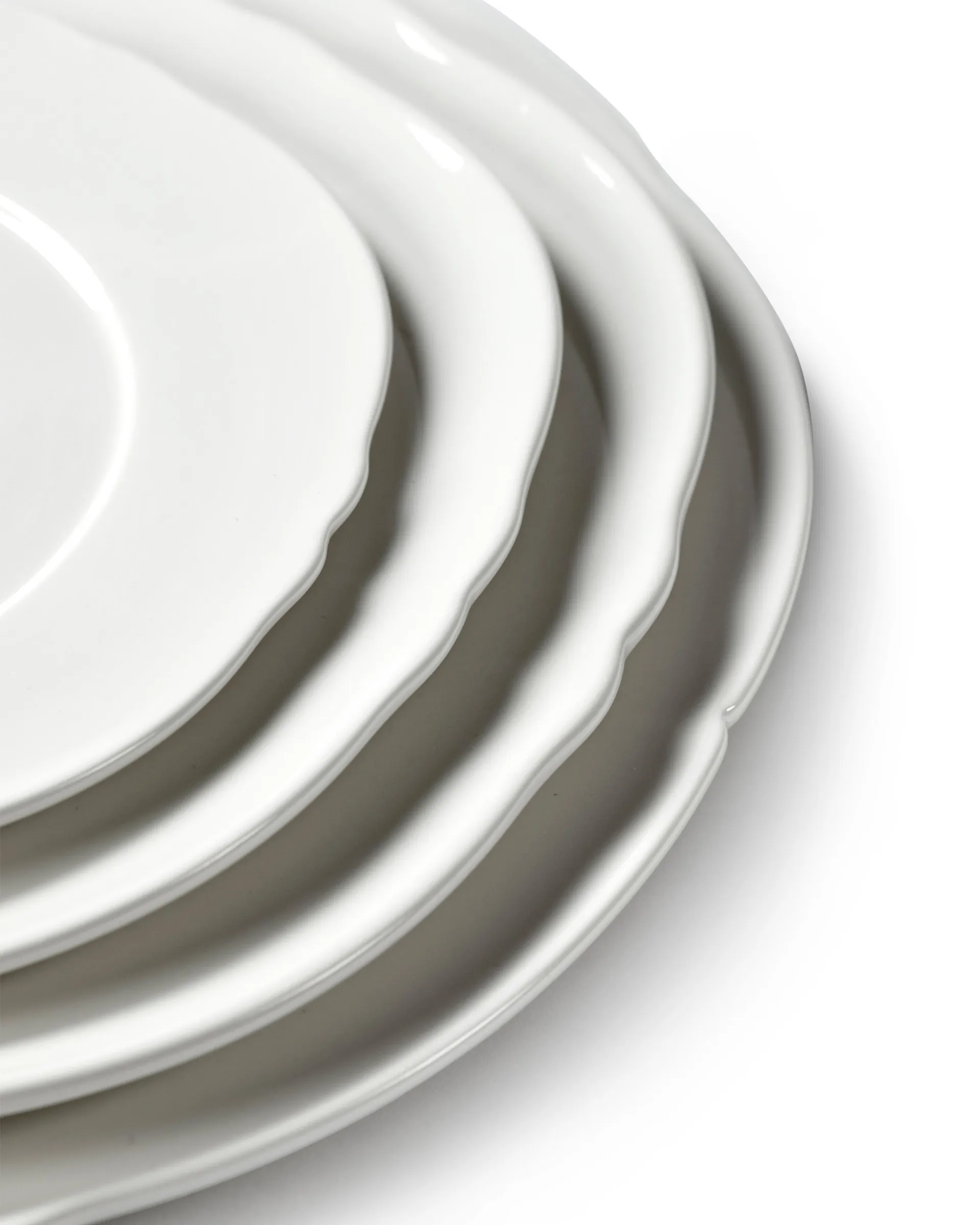 Silhouette plate S Ø20.6 cm 4-pack, White Serax